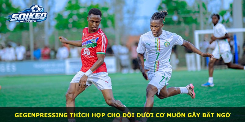 Gegenpressing thích hợp cho đội dưới cơ muốn gây bất ngờ
