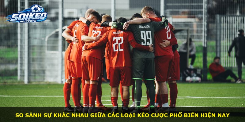 So sánh sự khác nhau giữa các loại kèo cược phổ biến hiện nay